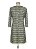 Dillard's 100% Polyester Houndstooth Green Casual Dress Size 6 (estimated) - photo 2
