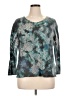 Coldwater Creek Teal 3/4 Sleeve Top Size 1X - photo 1