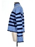 Ultra Flirt Stripes Blue Turtleneck Sweater Size L - photo 5