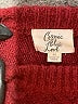 Cosmic Blue Love Burgundy Pullover Sweater Size M - photo 7