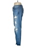 7 For All Mankind Hearts Blue Jeans Size 27 waist - photo 5