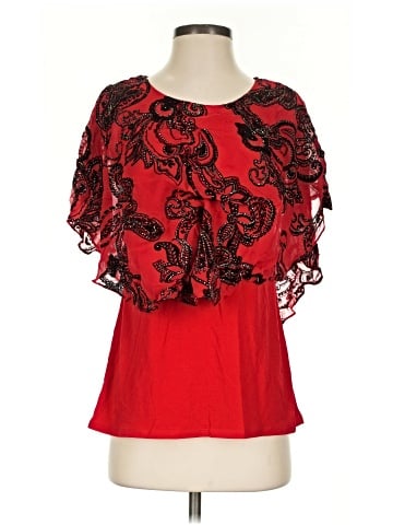 JM Studio Short Sleeve Blouse (view 1)