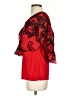 JM Studio Red Short Sleeve Blouse Size S - photo 5