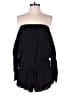 Tiare Hawaii 100% Rayon Solid Black Romper One size - photo 1