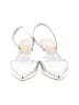Dolce Vita Metallic Silver Heels Size 6 1/2 (wide) - photo 2