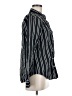 Old Navy 100% Cotton Stripes Black Long Sleeve Button-Down Shirt Size M - photo 4