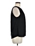 Pale Sky 100% Polyester Black Sleeveless Blouse Size M - photo 4