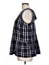 Halogen Plaid Blue Sleeveless Blouse Size L - photo 5