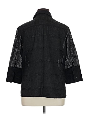 Joanna 3/4 Sleeve Button-Down Shirt (view 2)