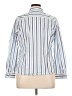 Talbots Stripes Blue 3/4 Sleeve Button-Down Shirt Size 16 Petite - photo 2