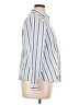 Talbots Stripes Blue 3/4 Sleeve Button-Down Shirt Size 16 Petite - photo 4
