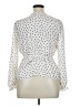 Almost Famous 100% Polyester Polka Dots Ivory Long Sleeve Blouse Size XL - photo 2