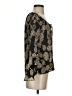 Notations 100% Polyester Gold 3/4 Sleeve Blouse Size S - photo 4