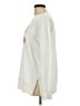 Francesca's Print Ivory White Sweatshirt Size L - photo 5