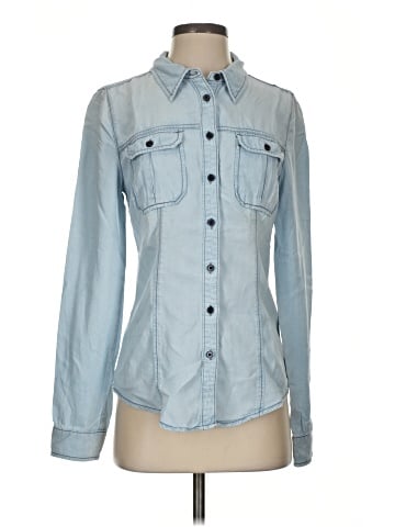 Guess Long Sleeve Button-Down Shirt (view 1)