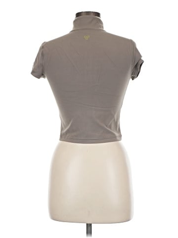 Golden Aritzia Short Sleeve Turtleneck (view 2)