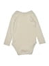 H&M 100% Baumwolle Solid Ivory Tan Long Sleeve Onesie Size 4T - photo 2