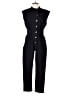 Elan Solid Black Jumpsuit Size M - photo 1