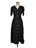 Scarlet Polka Dots Black Casual Dress Size M (estimated) - photo 1