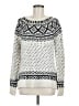 Abercrombie & Fitch Print White Pullover Sweater Size M - photo 1