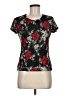 Cleo Black Short Sleeve Top Size M - photo 1