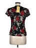 Cleo Black Short Sleeve Top Size M - photo 2