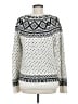 Abercrombie & Fitch Print White Pullover Sweater Size M - photo 2