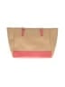 Coach 100% Leather Color Block Tan Pink Leather Tote One size - photo 3