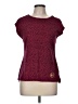 MICHAEL Michael Kors Animal Print Burgundy Short Sleeve Top Size M - photo 1