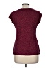 MICHAEL Michael Kors Animal Print Burgundy Short Sleeve Top Size M - photo 2