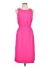 J.Crew 100% Polyester Solid Pink Casual Dress Size 10 (petite) - photo 1