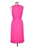 J.Crew 100% Polyester Solid Pink Casual Dress Size 10 (petite) - photo 2