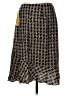 DressBarn Houndstooth Brown Casual Skirt Size 10 - photo 2