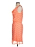 Express Stripes Orange Cocktail Dress Size S - photo 5