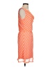 Express Stripes Orange Cocktail Dress Size S - photo 4