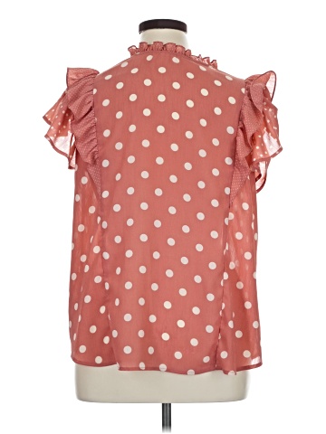 Peach Short Sleeve Blouse (view 2)