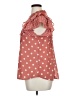 Peach Polka Dots Pink Short Sleeve Blouse Size 1X - photo 5