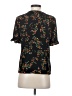CeCe Floral Black Short Sleeve Blouse Size XS (estimated) - photo 2