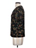 CeCe Floral Black Short Sleeve Blouse Size XS (estimated) - photo 5