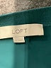 Ann Taylor LOFT 100% Polyester Teal Long Sleeve Blouse Size M - photo 7