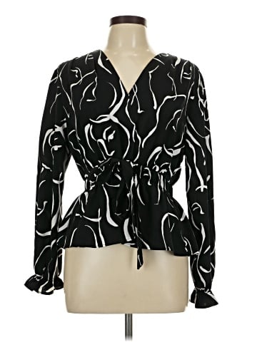 Sweet Rain Long Sleeve Blouse (view 1)