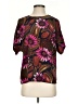 Nicola 100% Polyester Brown Short Sleeve Blouse Size S - photo 1