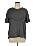 Nike 100% Polyester Gray Active T-Shirt Size L - photo 1