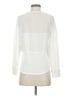 Sandro 100% Polyester Ivory Long Sleeve Top Size Sm (1) - photo 2