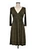 Avital Print Brown Casual Dress Size M (estimated) - photo 1