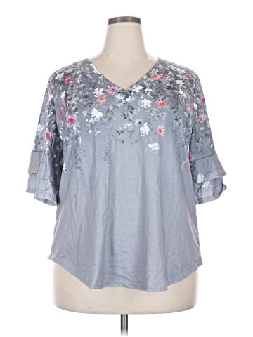 Ofeefan Short Sleeve Blouse (view 1)
