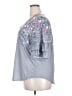 Ofeefan Gray Short Sleeve Blouse Size XXL - photo 5