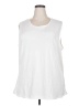 Pamela McCoy White Sleeveless Top Size 2X - photo 1