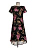 Expressions Floral Black Casual Dress Size S - photo 1