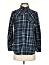 Helly Hansen Plaid Blue Long Sleeve Button-Down Shirt Size XS - photo 1